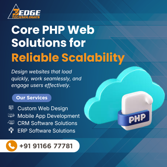 Custom Core PHP Website Development