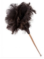  bamboo broom, feather duster & coconut broom 