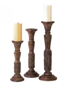 Wooden Candle Stand