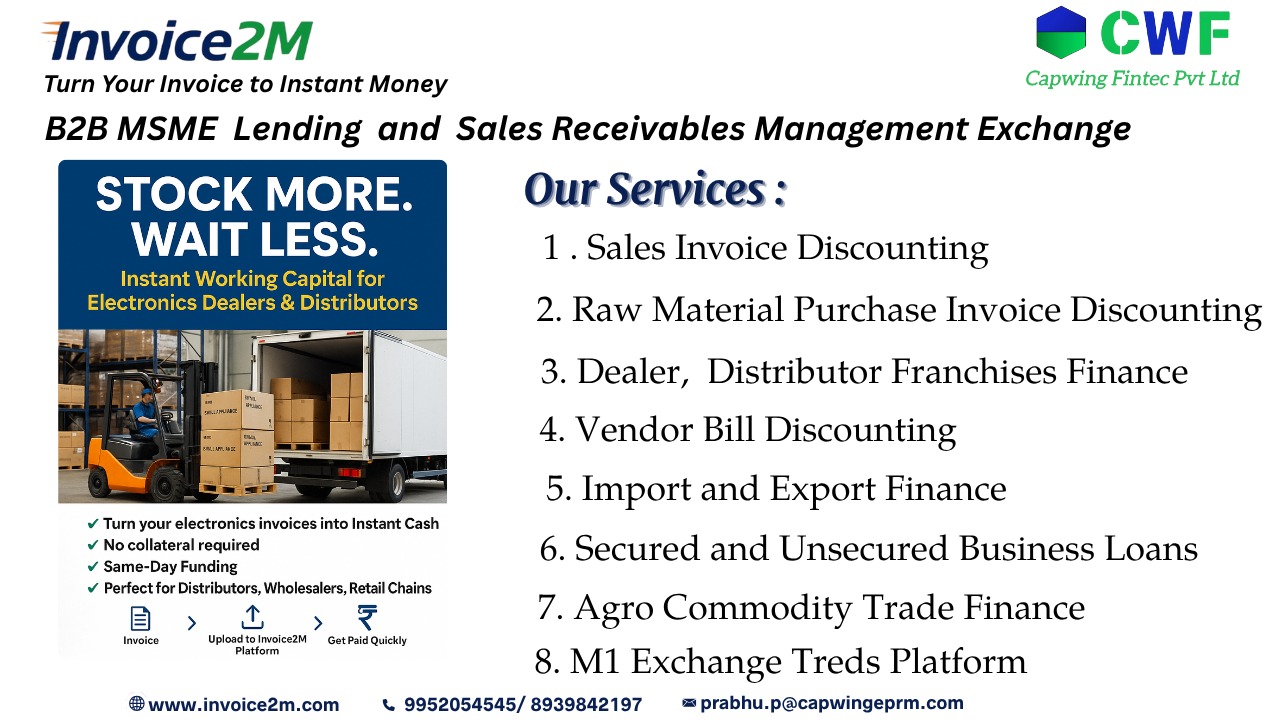 Invoice Discounting & Supply Chain Finance Platform