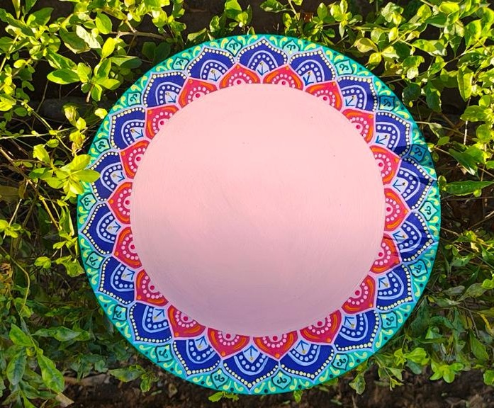 MANDALA ART NAME PLATE/PHOTO FRAME