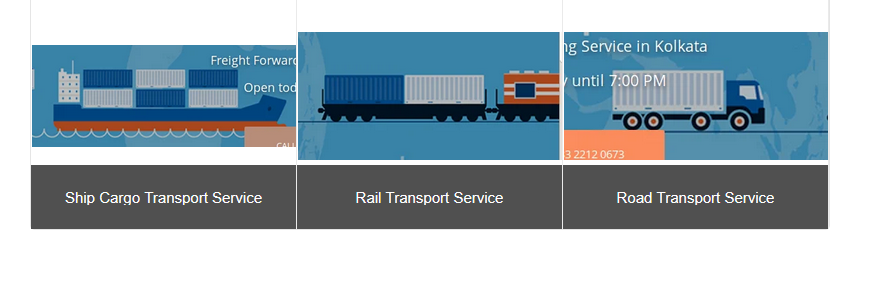 Service Provider of ship cargo transport service, rail transport service & road transport service 