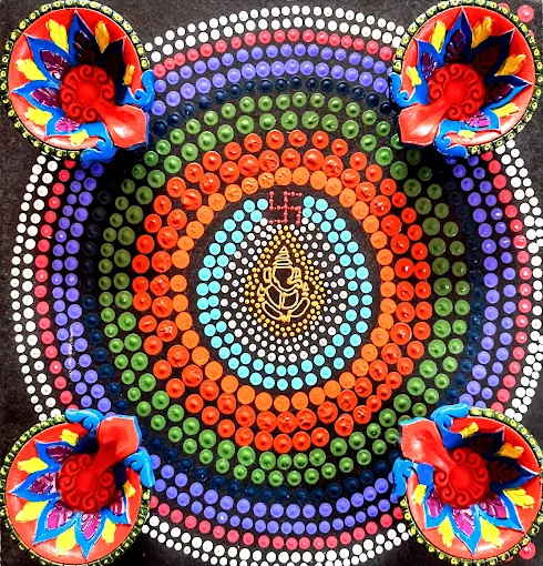 Embroidery & Paint Handicraft Product