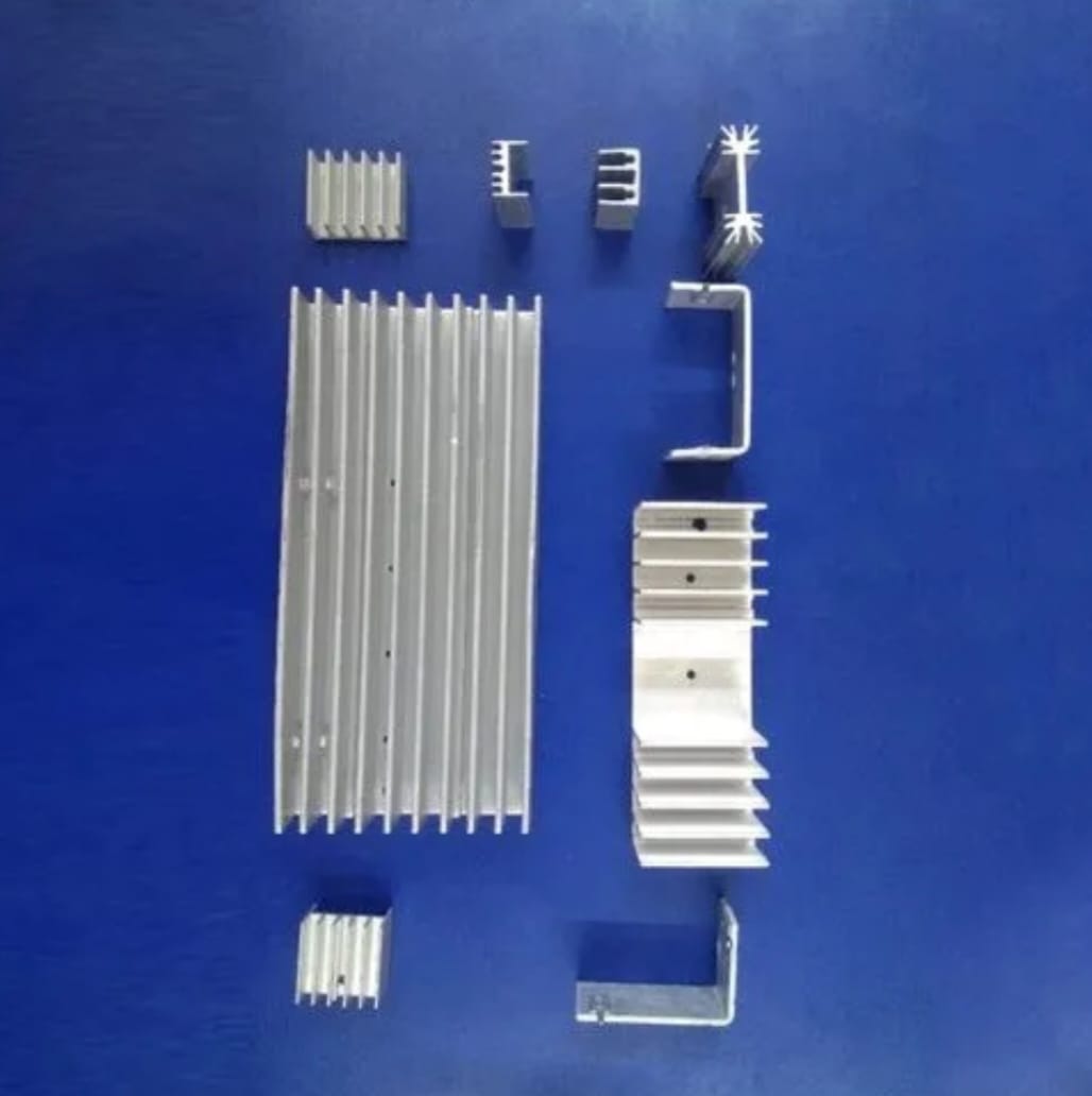 Aluminium heat sinks, Plate heater 