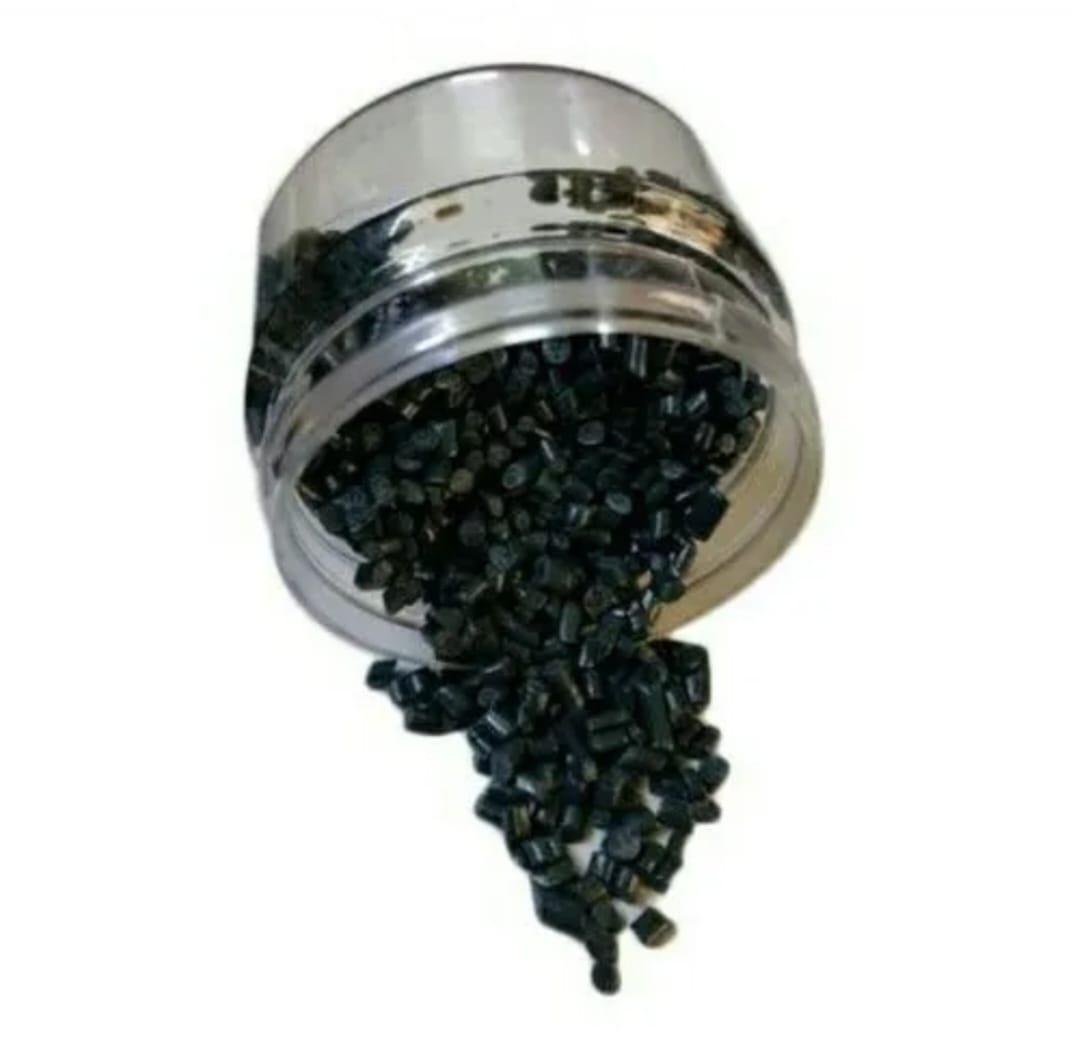 Reprocessed Black PVC Granules