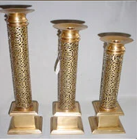 Brass Presentation Noveltie Candle Stand