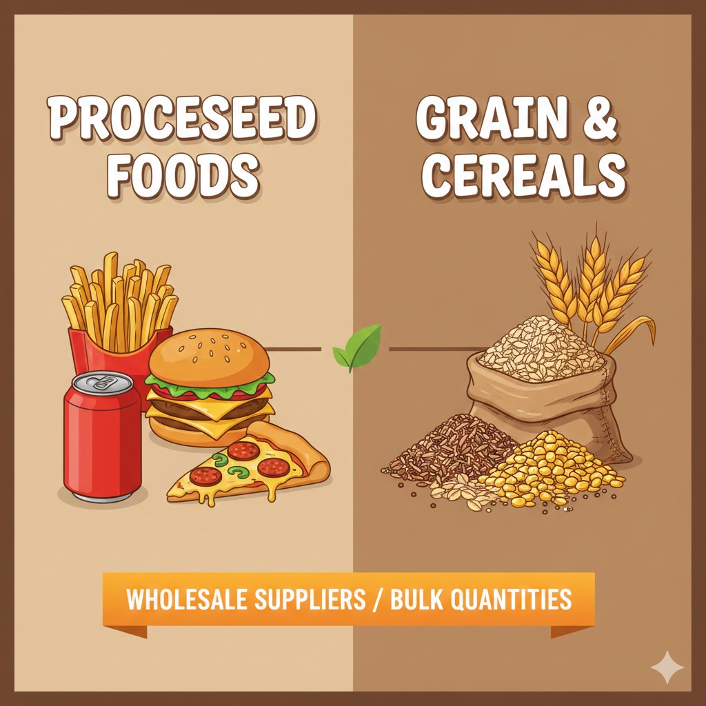  processed foods and grain