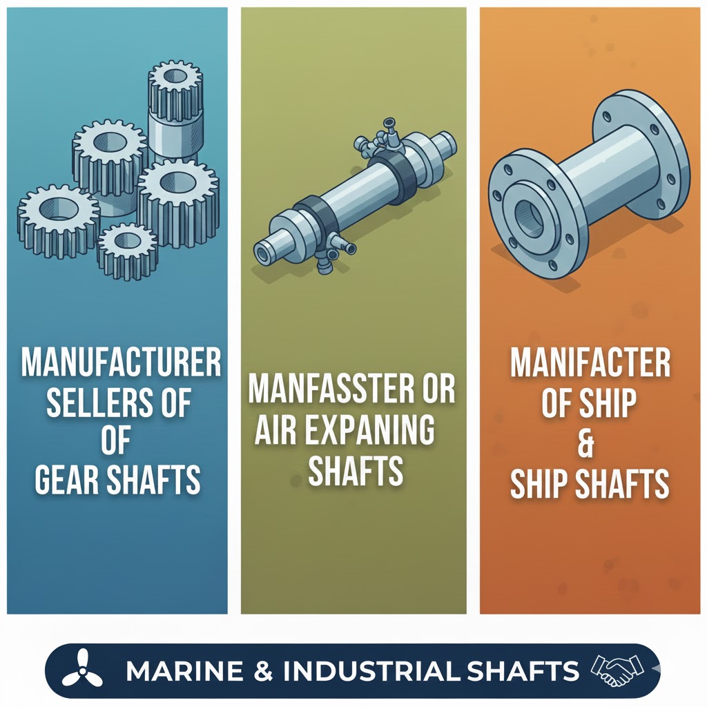 Manufacturer of gear shafts, air expanding shafts & ship shaft