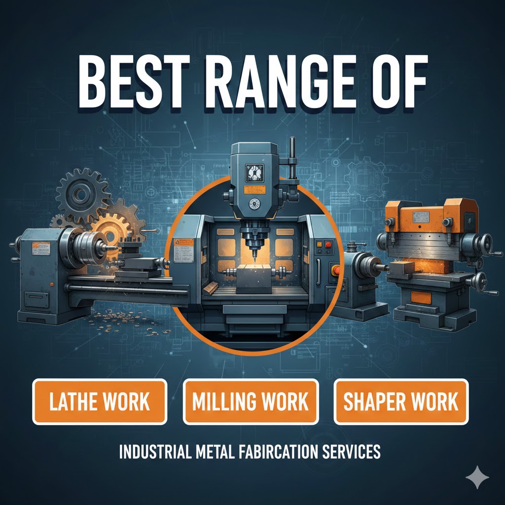  best range of lathe work, milling work & shaper work