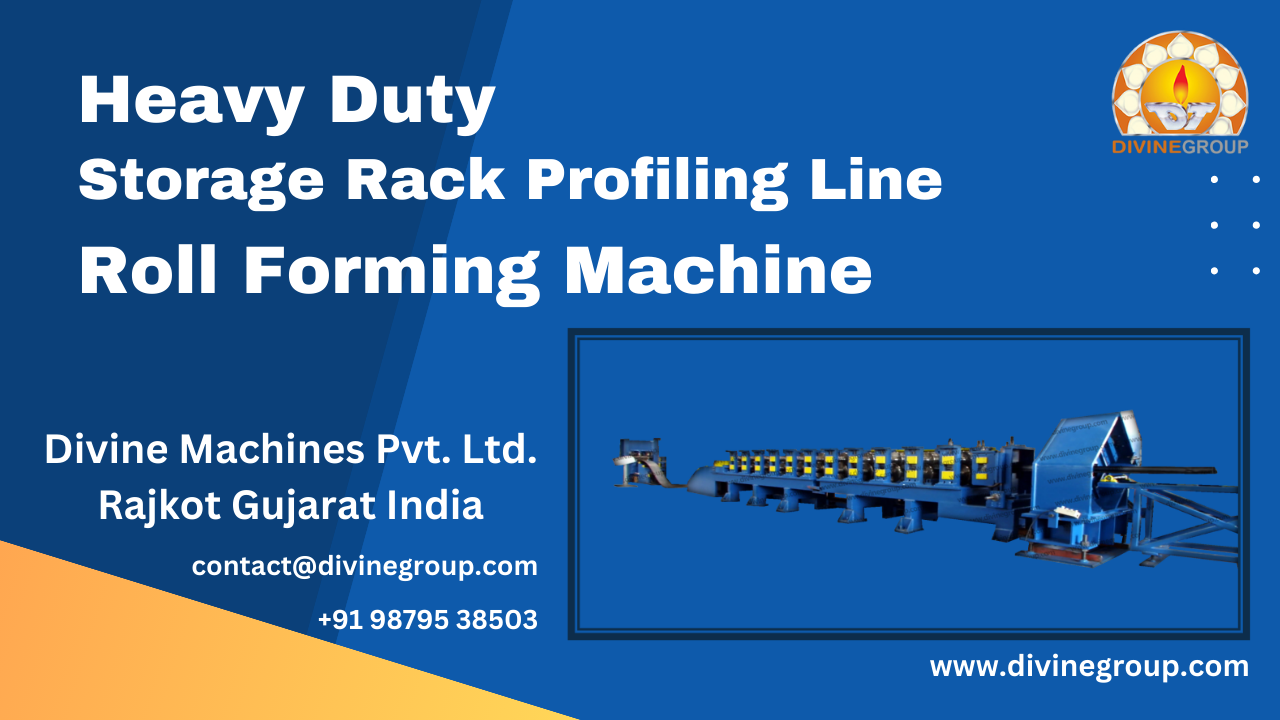 Heavy Duty Storage Rack Profiling Line Roll Forming Machine