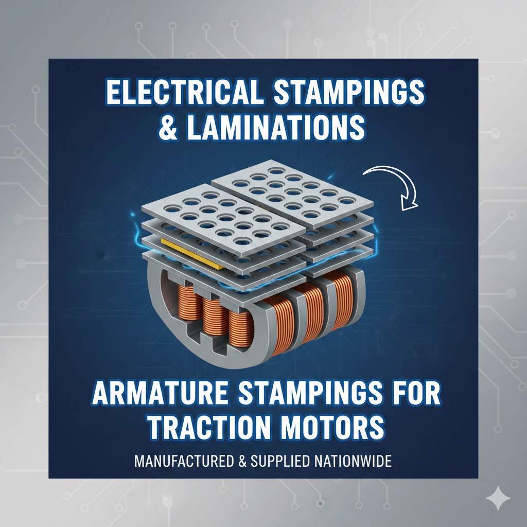  electrical stampings & laminations, armature stampings for traction motors