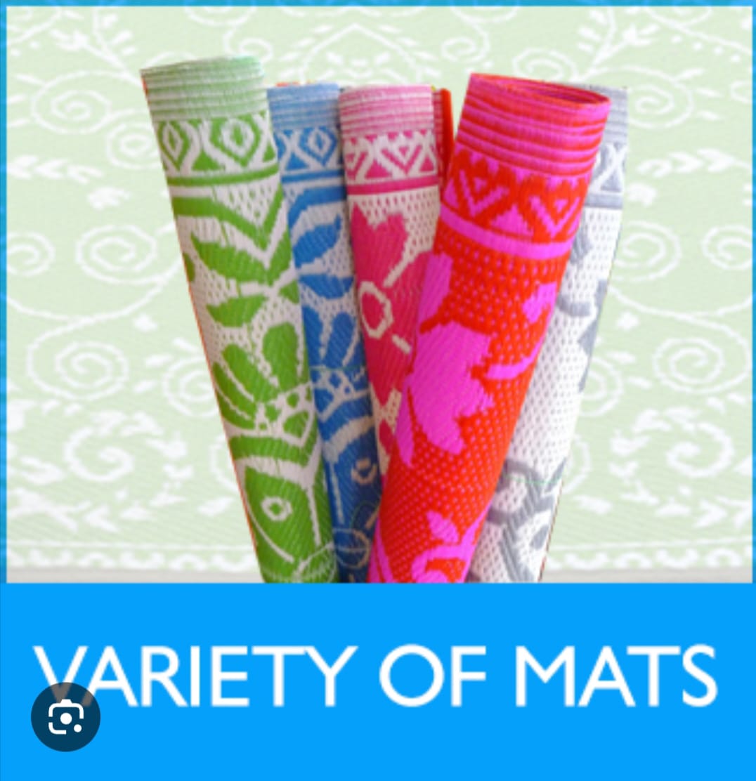 Plastic Mats ( Durable, waterproof, easy- clean)