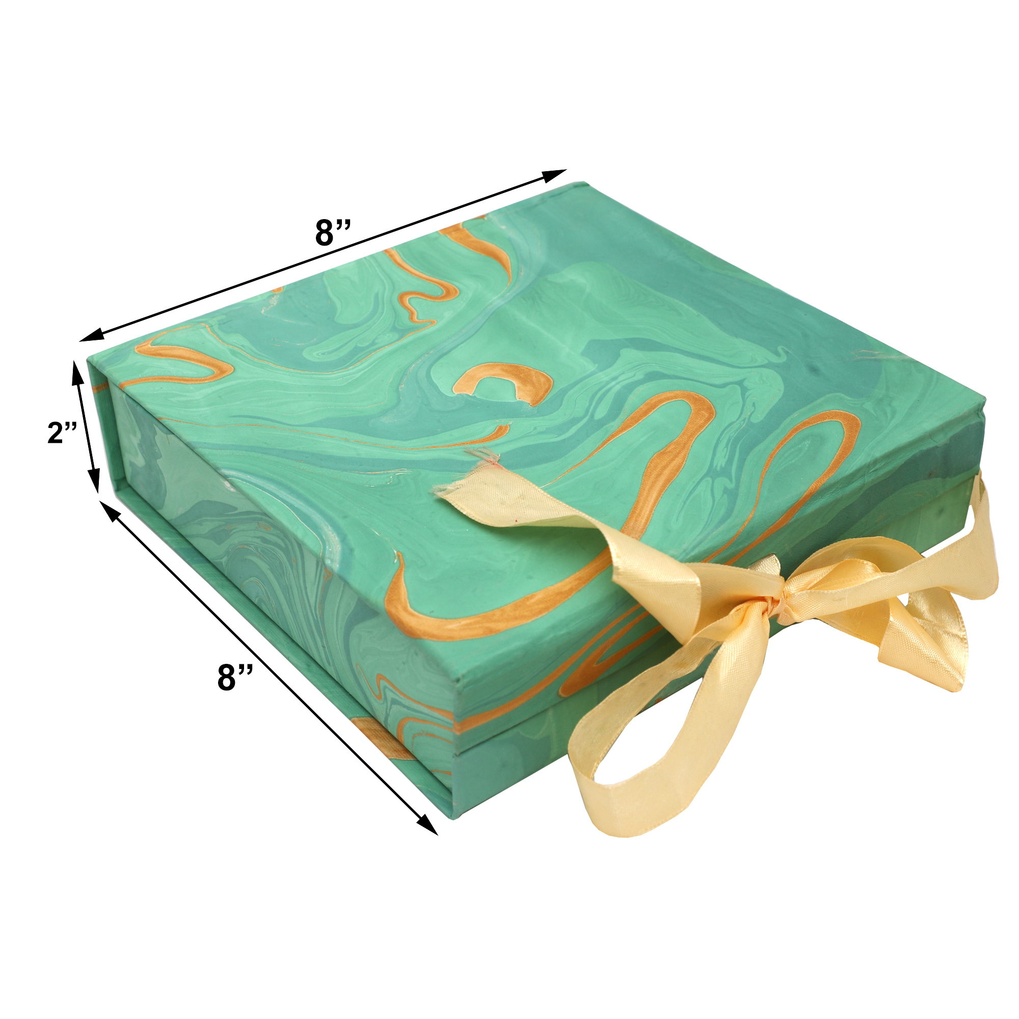 Magnetic ribbon box