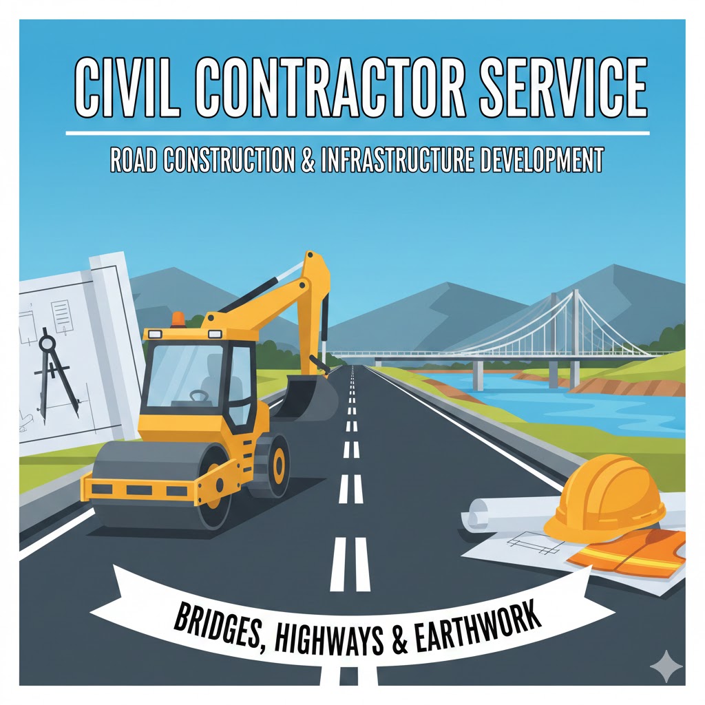 offering Civil Contractor Service For Road etc