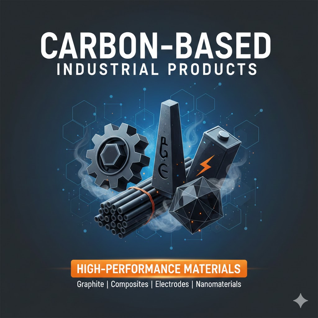  carbon-based industrial products, including carbon brushes, carbon blocks, and carbon seals used in machinery and electrical equipment.