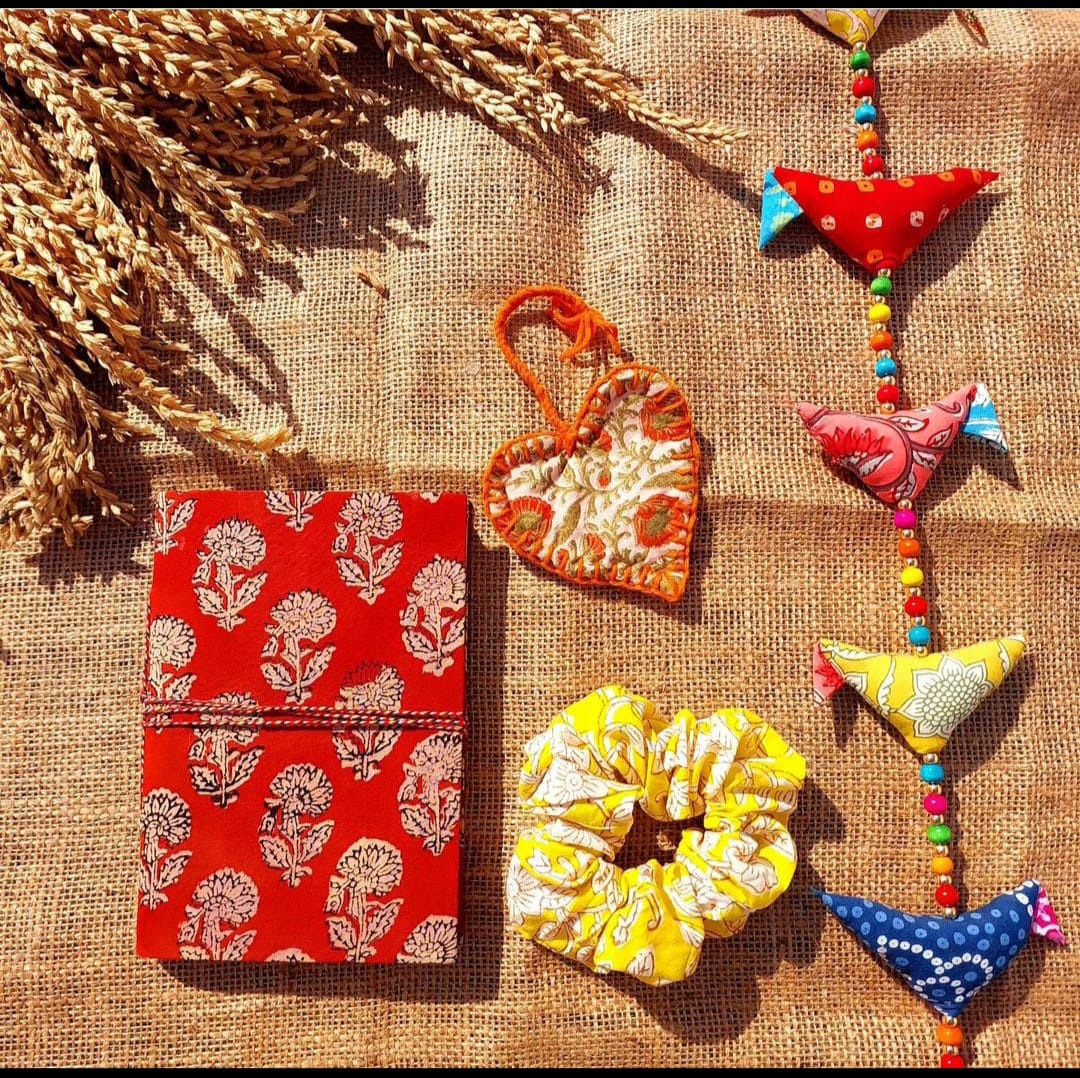 Hand Block Printed Cotton Suits & Patchwork Home Décor