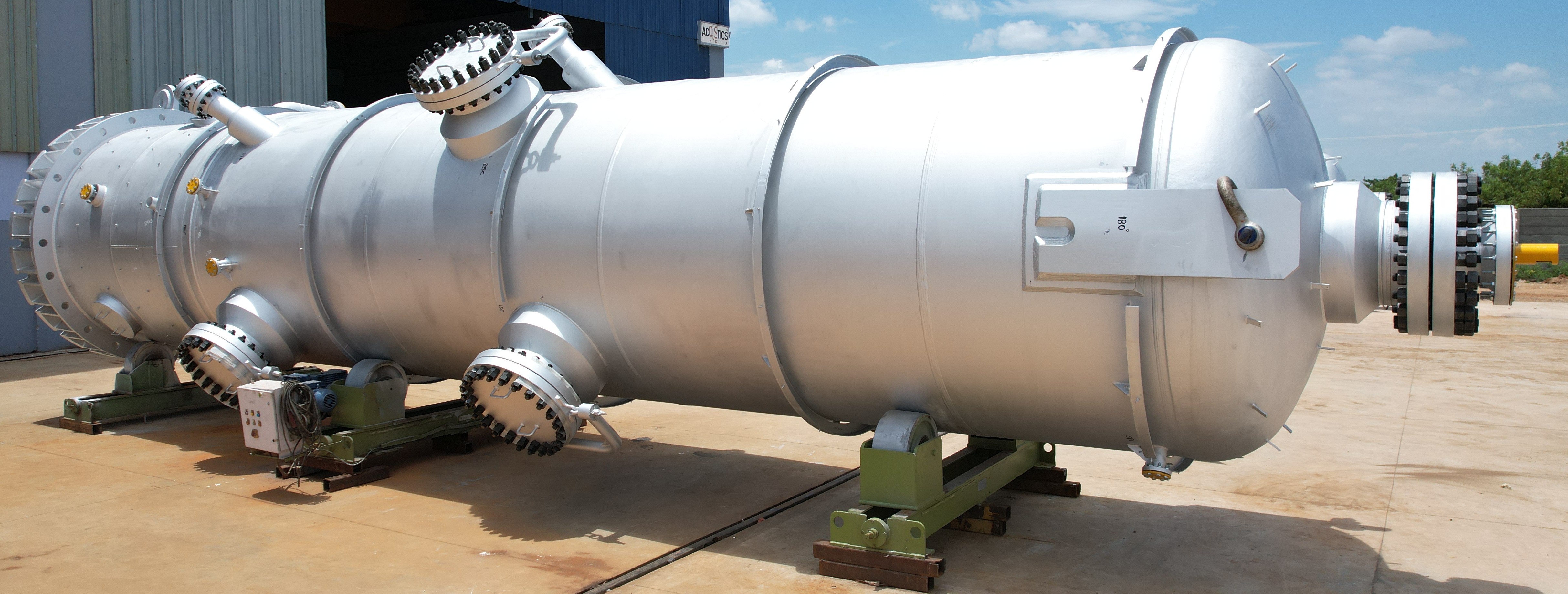 Pressure Vessel, Heat Exchanger, Skid Package Solutions, Fabricated and Machined Components,  E House / Prefabricated Substation, BESS, Data Centres, Turnkey Projects & Test Facilities for Engine / Aero Engine / Compressor / Turbine / Wind Tunnel, Noise Control Products – Silencers & Enclosures