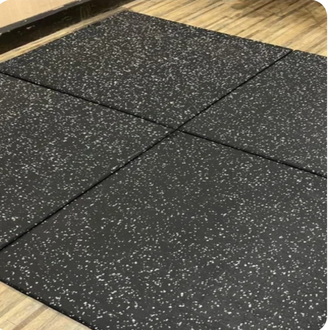 Laminated Rubber Tile, for GYM