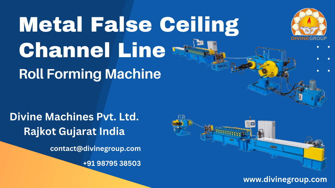 Metal Fall Ceiling Profile Line Roll Forming Machine