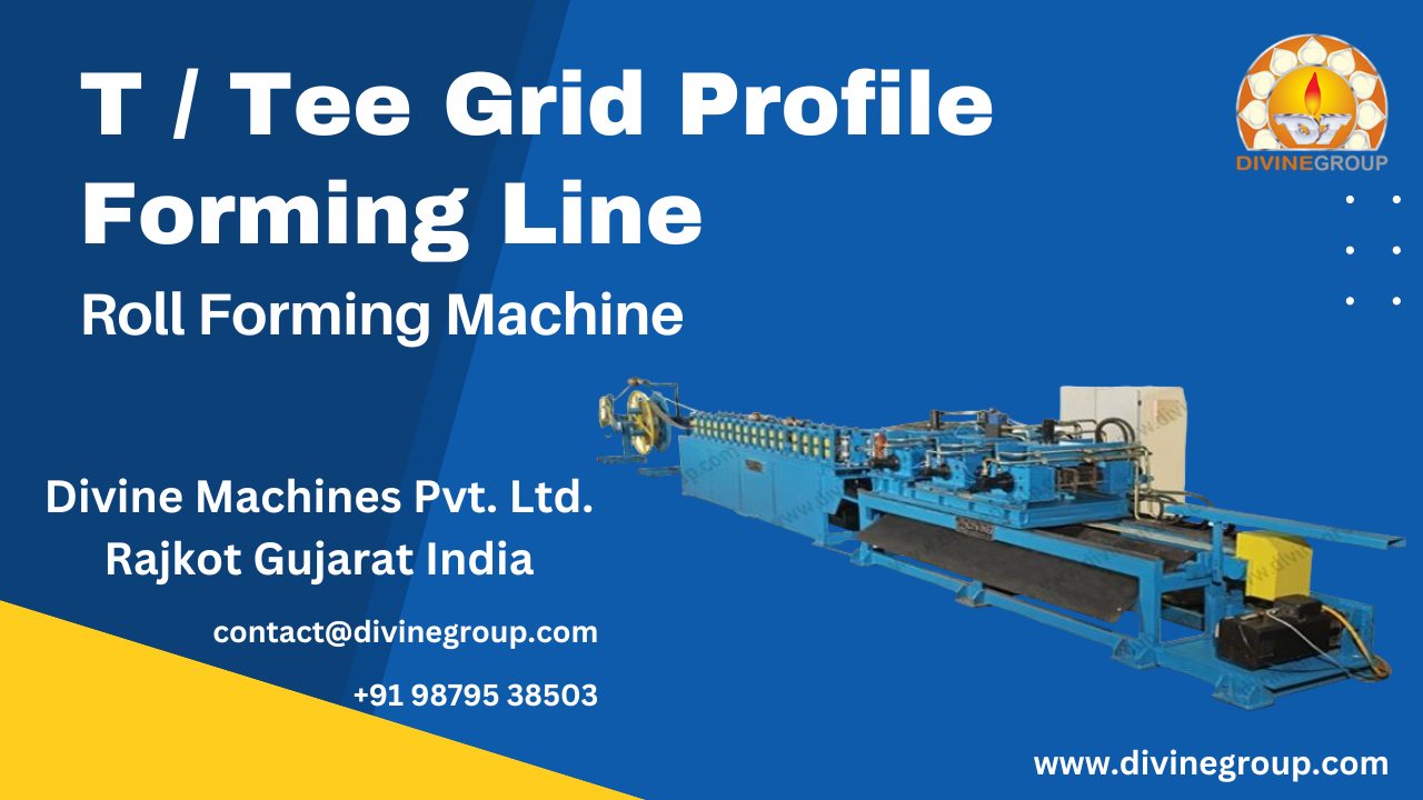 T TEE Grid Profile Forming Line Roll Forming Machine