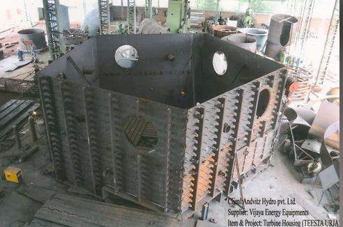 Draft Tube Liner, Spiral Casings, Stator Frame and Turbine Housings.