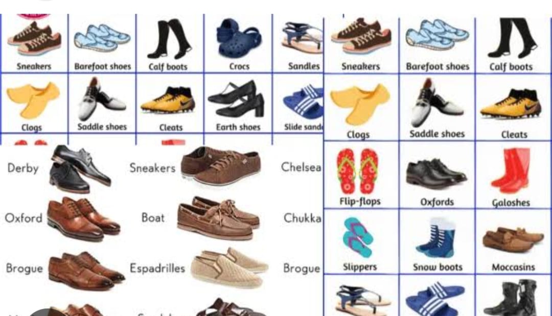 All type of footwear