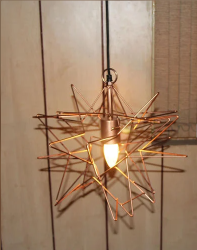 Star Lamp In Wire 