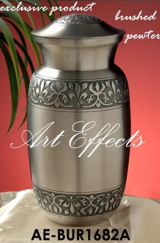 Regency Pewter Brass Cremation Urn
