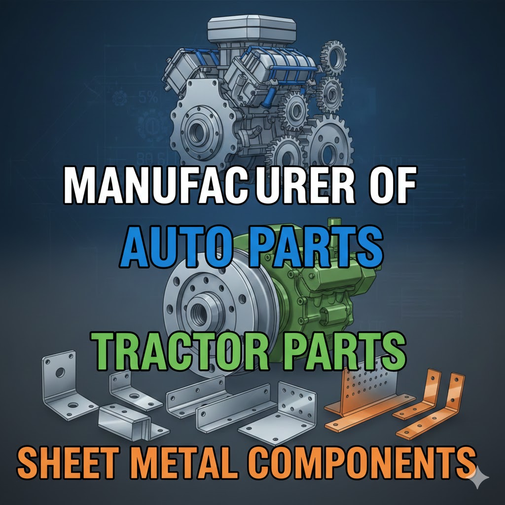 Manufacturer of auto parts, tractor parts, sheet metal component etc.
