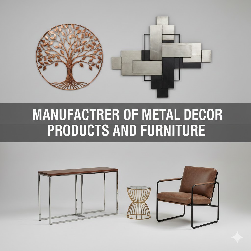 Manufacturer of metal decor products and furniture.