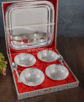 Silver Plated Bowl Set