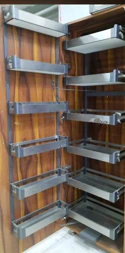 Kitchen Basket, Thali Folding Partitions, Wooden Basket, Kitchen Carousel Unit, Telescopic Channel, Stainless Steel Fabrication Products etc.