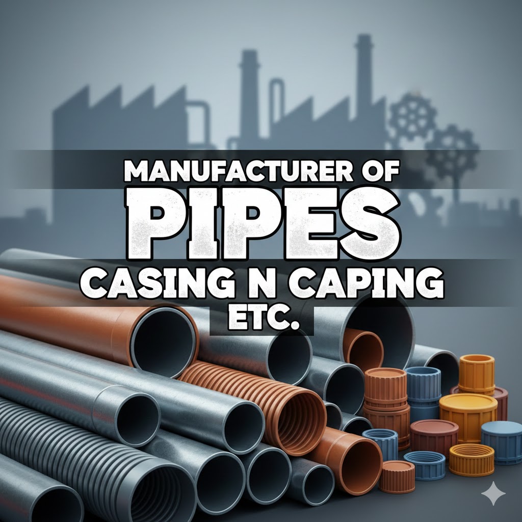 Manufacturer of pipes, casing n caping etc.