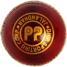 Four pieces Red Dixon Leather Ball,Size 