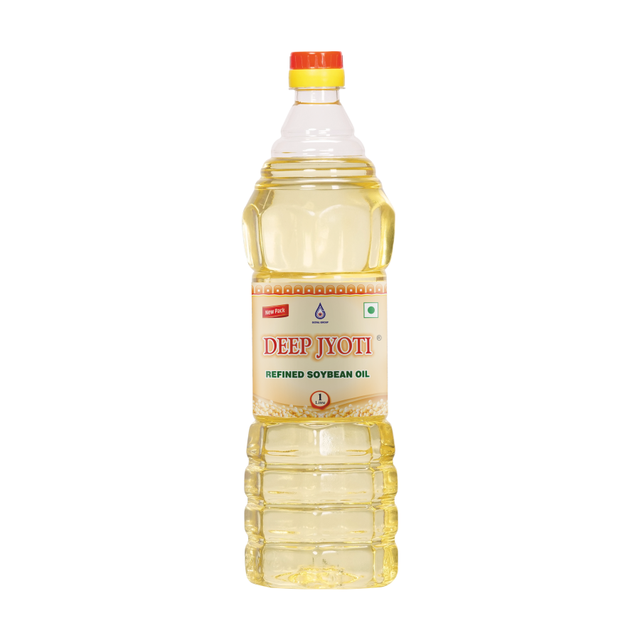 Deep Jyoti Refined Soybean Oil 1 ltr Bottle