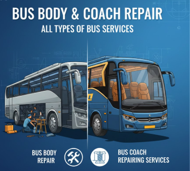  offering Bus Body, Bus Coach Repairing Services etc. 