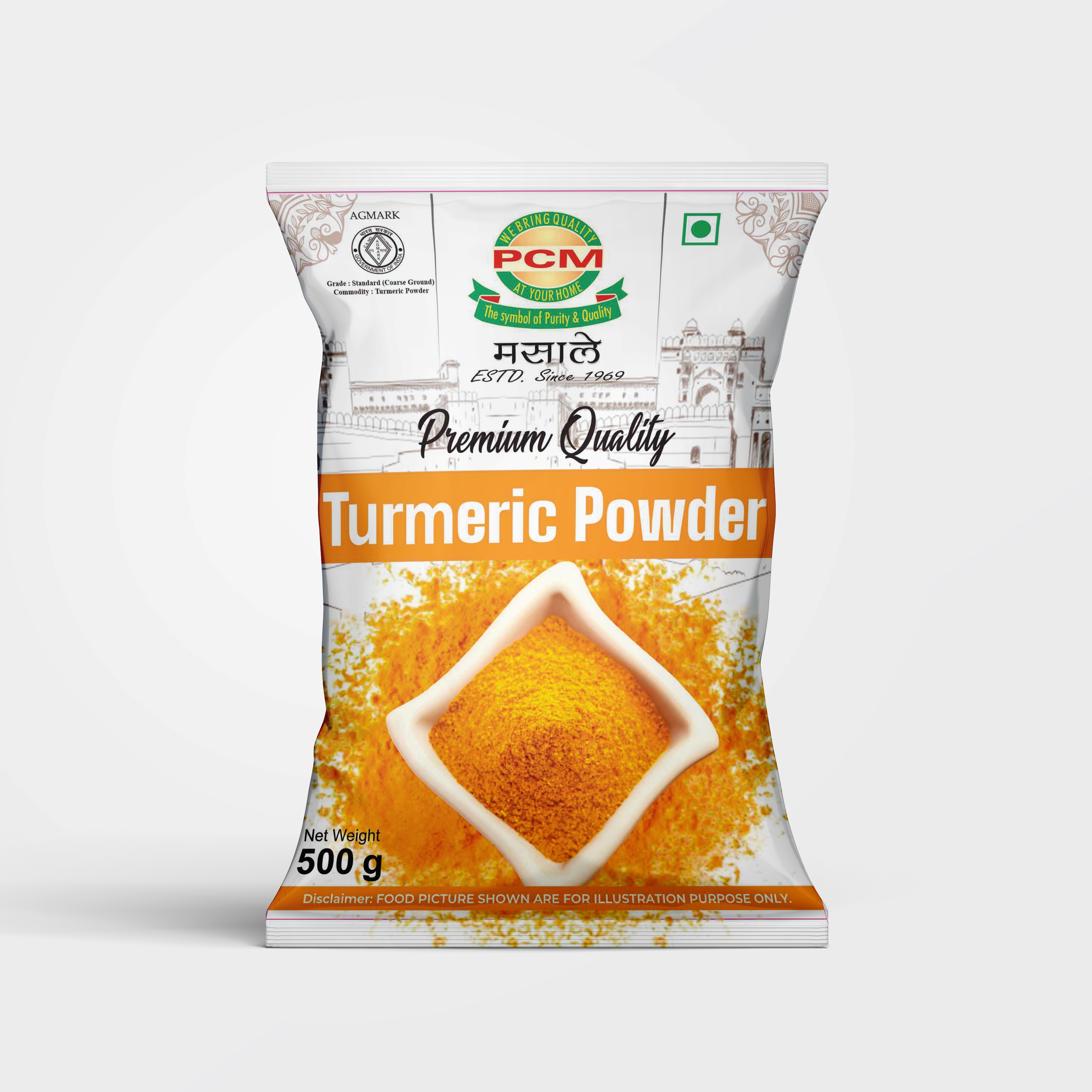 PCM Turmeric Powder 500g. 
