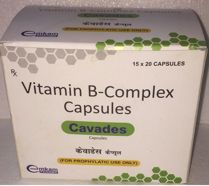 Cavades Capsules (Vitamin B-Complex Capsules)