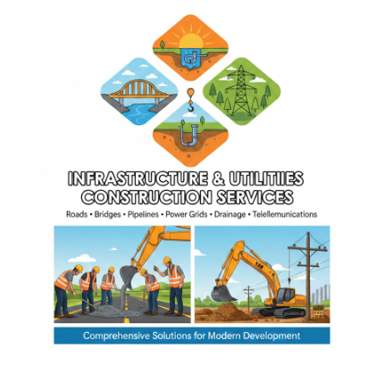 construction activities, such as other construction services under NIC code related to infrastructure and utilities.