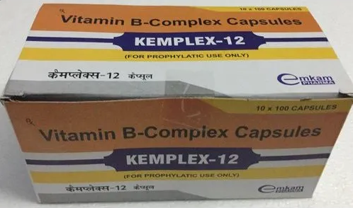 Kemplex-12 Capsule (Vitamin B-Complex Capsule)