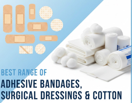 the best range of adhesive bandage, surgical dressing & cotton 