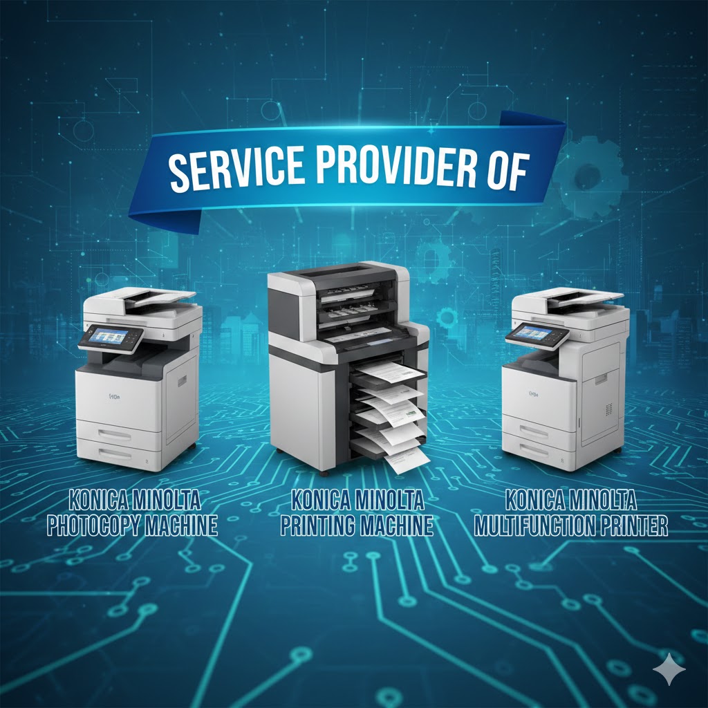 - Service Provider of konica minolta photocopy machine, konica printing machine & konica minolta multifunction printer