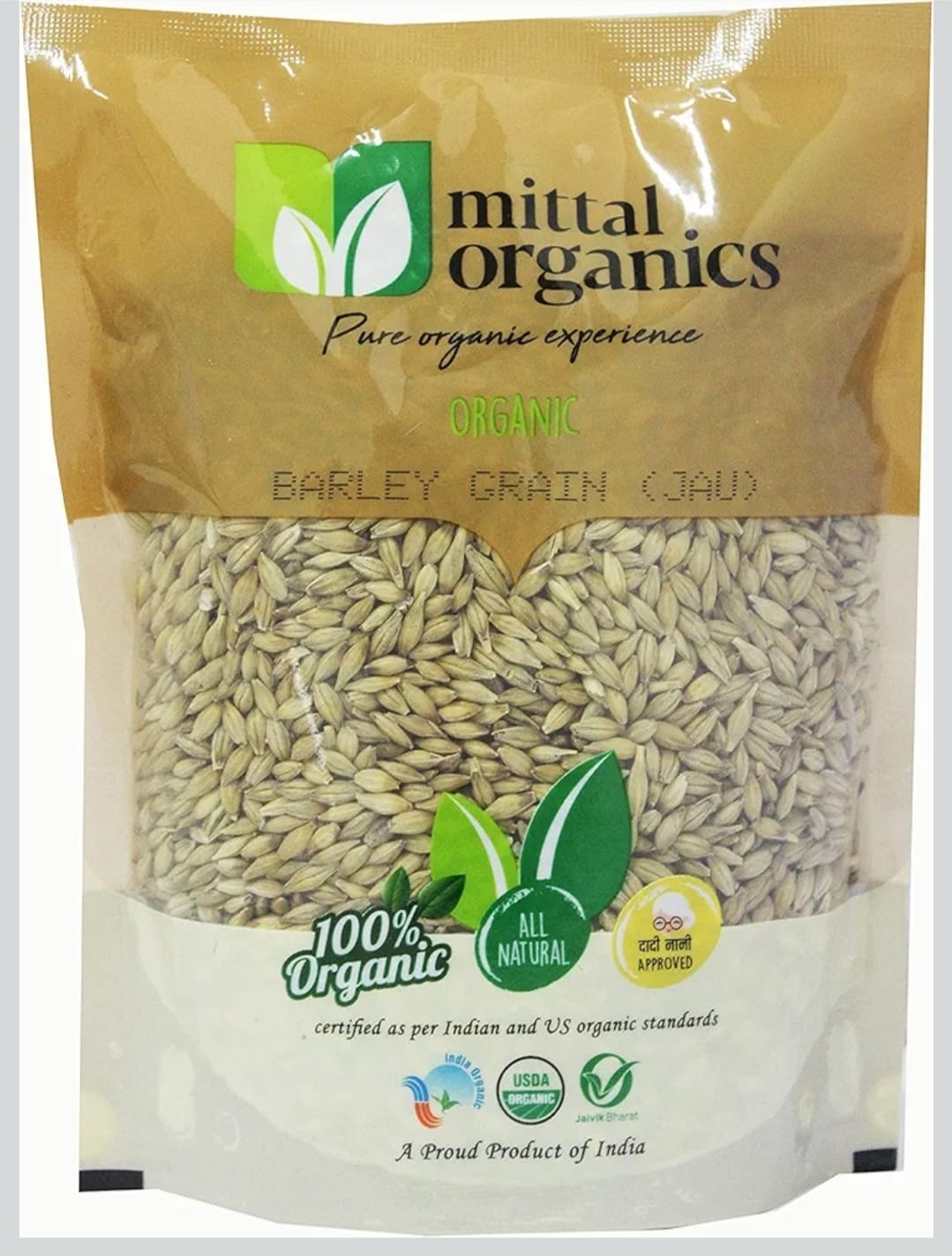 Organic Barley Whole (Jau)