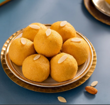 soan papdi sweets, red rasgulla sweets & besan laddu , namkeen