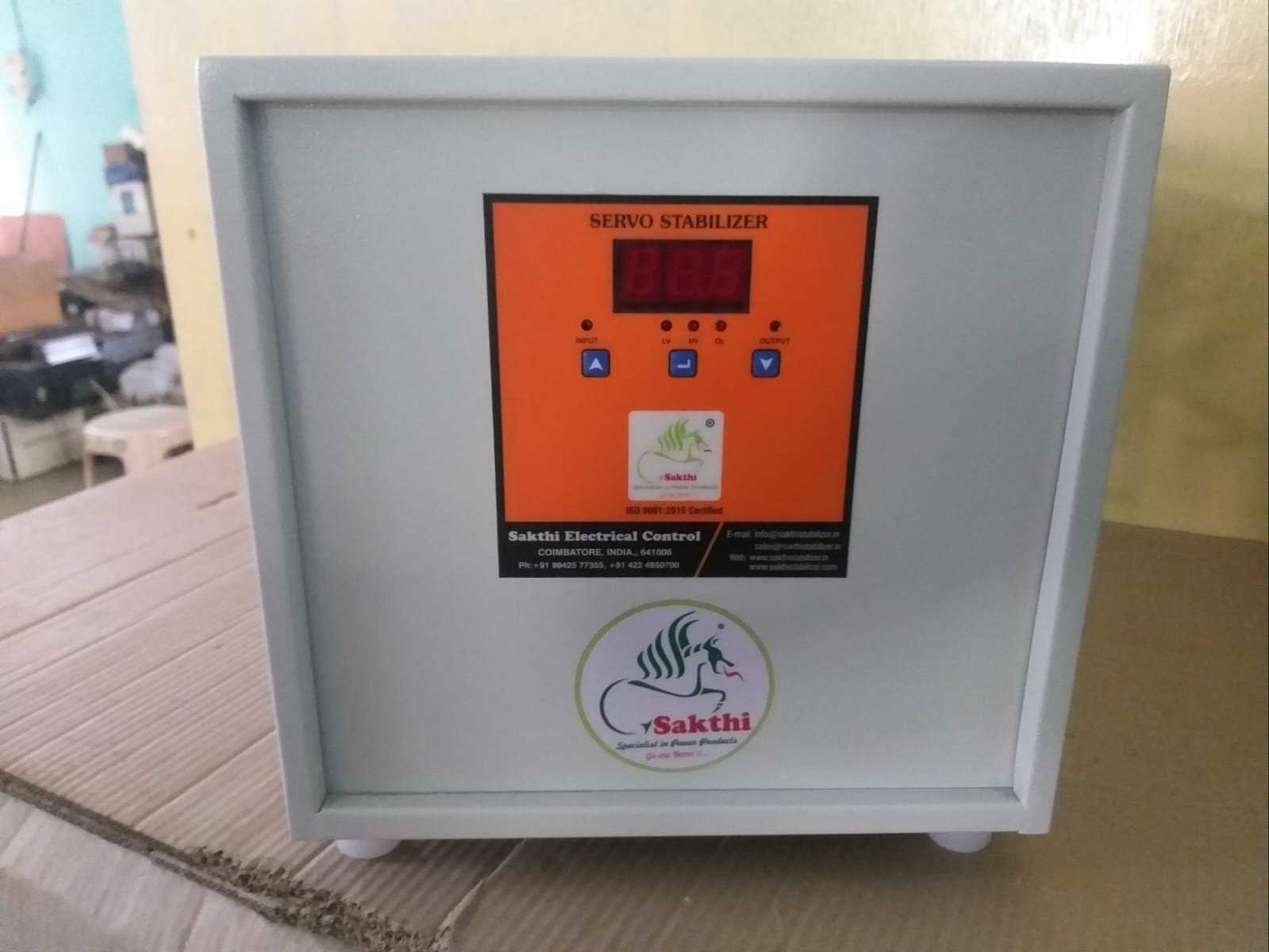  7.5KVA Single  Phase  Servo Stabilizer 
