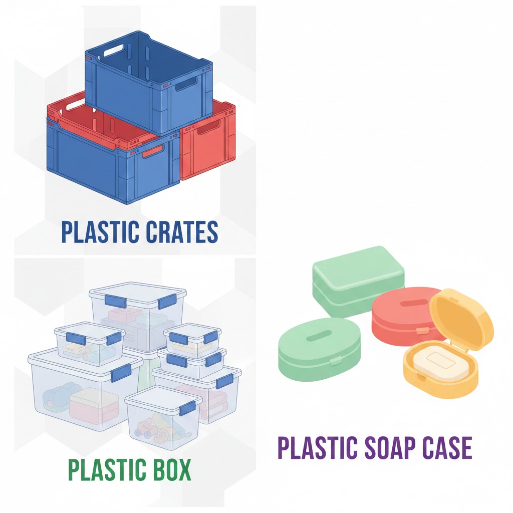 plastic crates, plastic box & plastic soap case