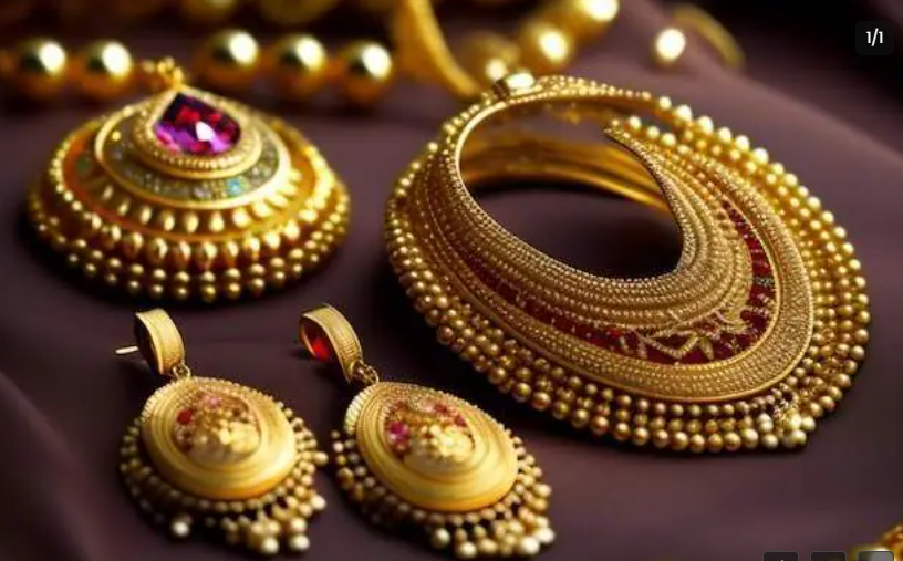  gold and kundan jewelry