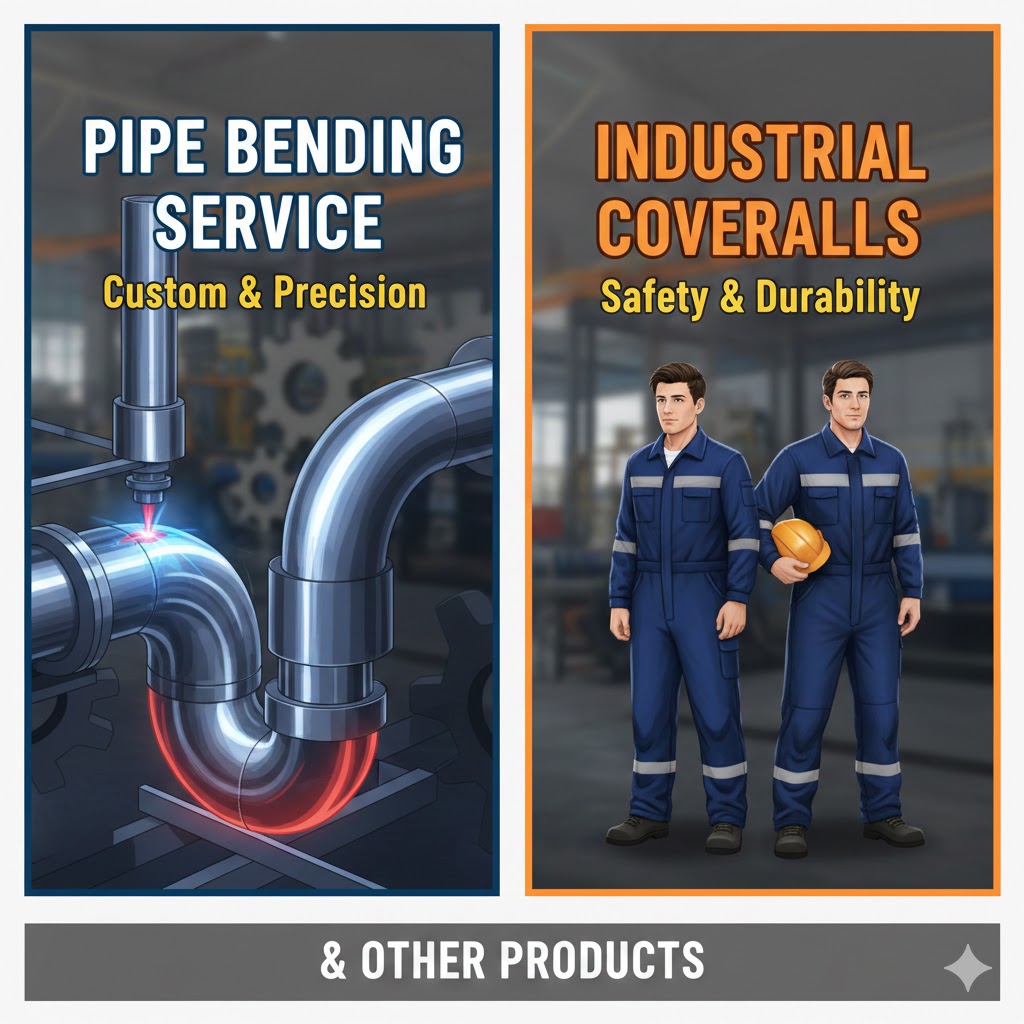  pipe bending service, industrial coveralls & other products