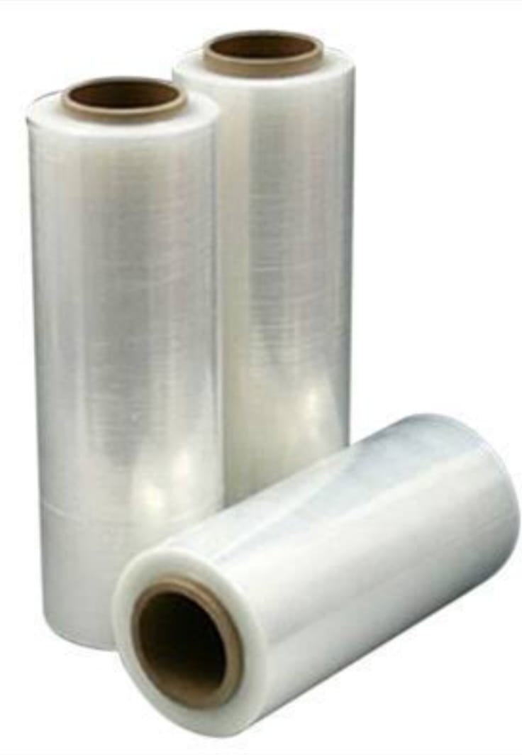 Plastic packaging films, sheets, and rolls