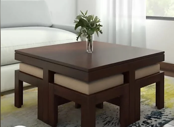 wooden door, wooden chair frame & wooden table 